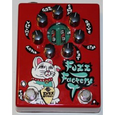 Z.VEX Effects Pedal, Hand Painted Red, Fuzz Factory 7